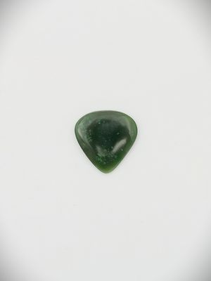 Moko Pounamu Guitar Pick NZ Genuine Kawakawa Greenstone
