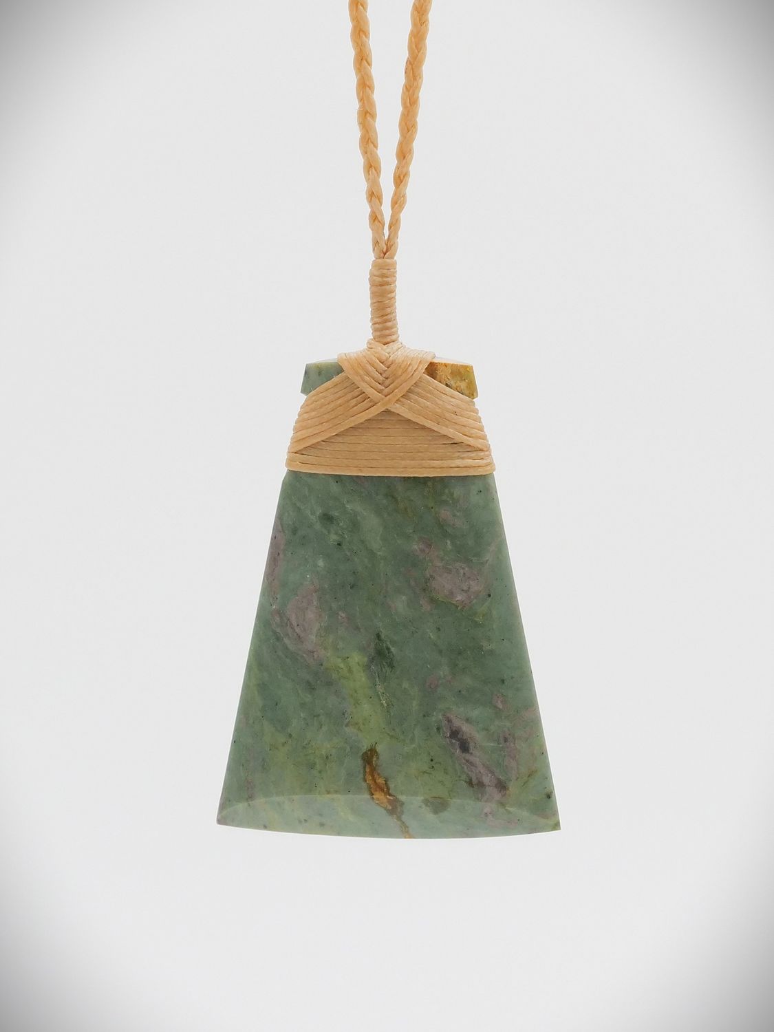 Moko Pounamu Toki NZ Genuine Kokopu Greenstone - Puketaha