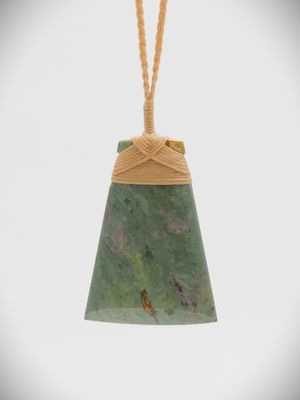 Moko Pounamu Toki NZ Genuine Kokopu Greenstone - Puketaha
