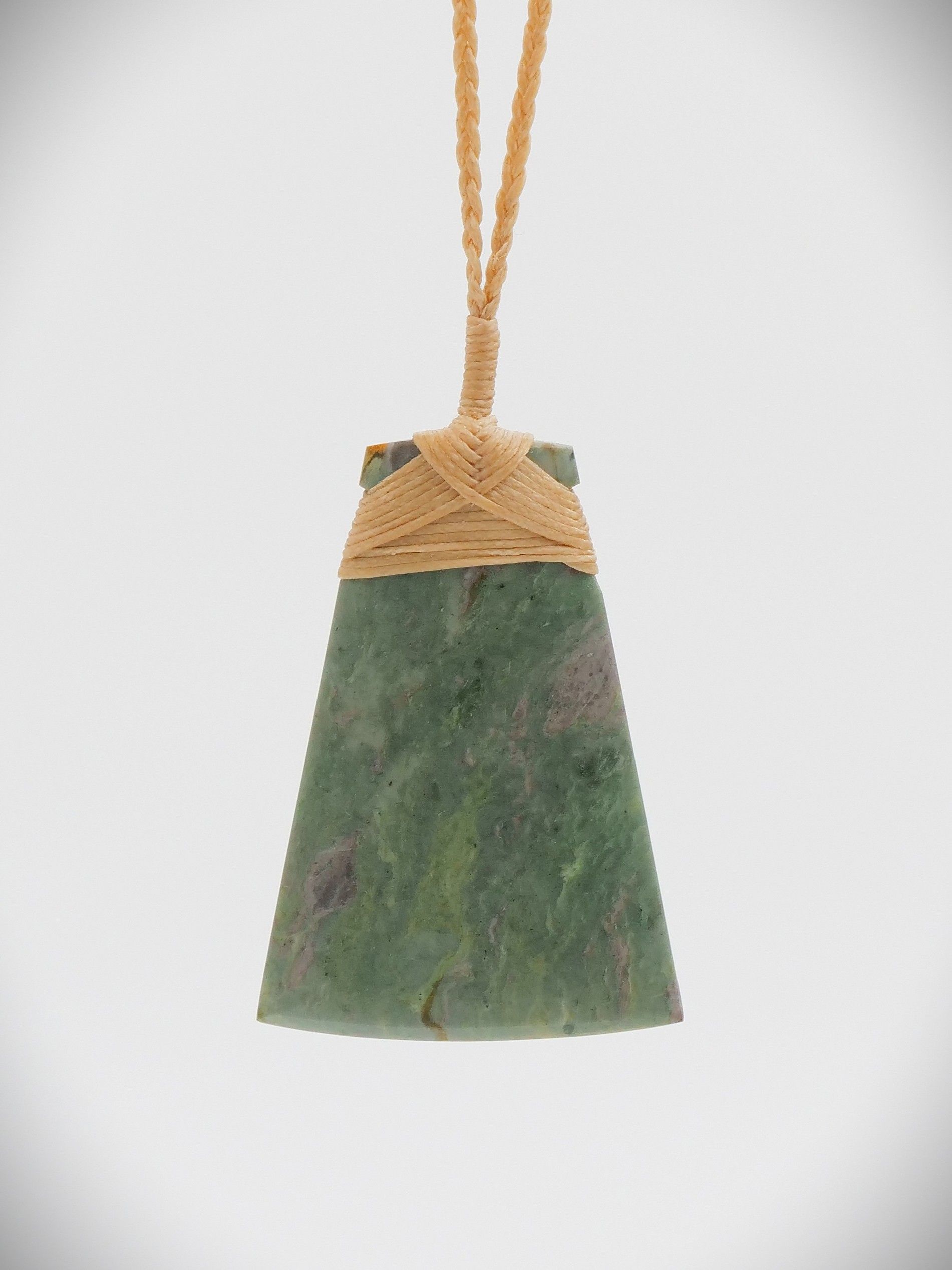 Moko Pounamu Toki NZ Genuine Kokopu Greenstone - Puketaha