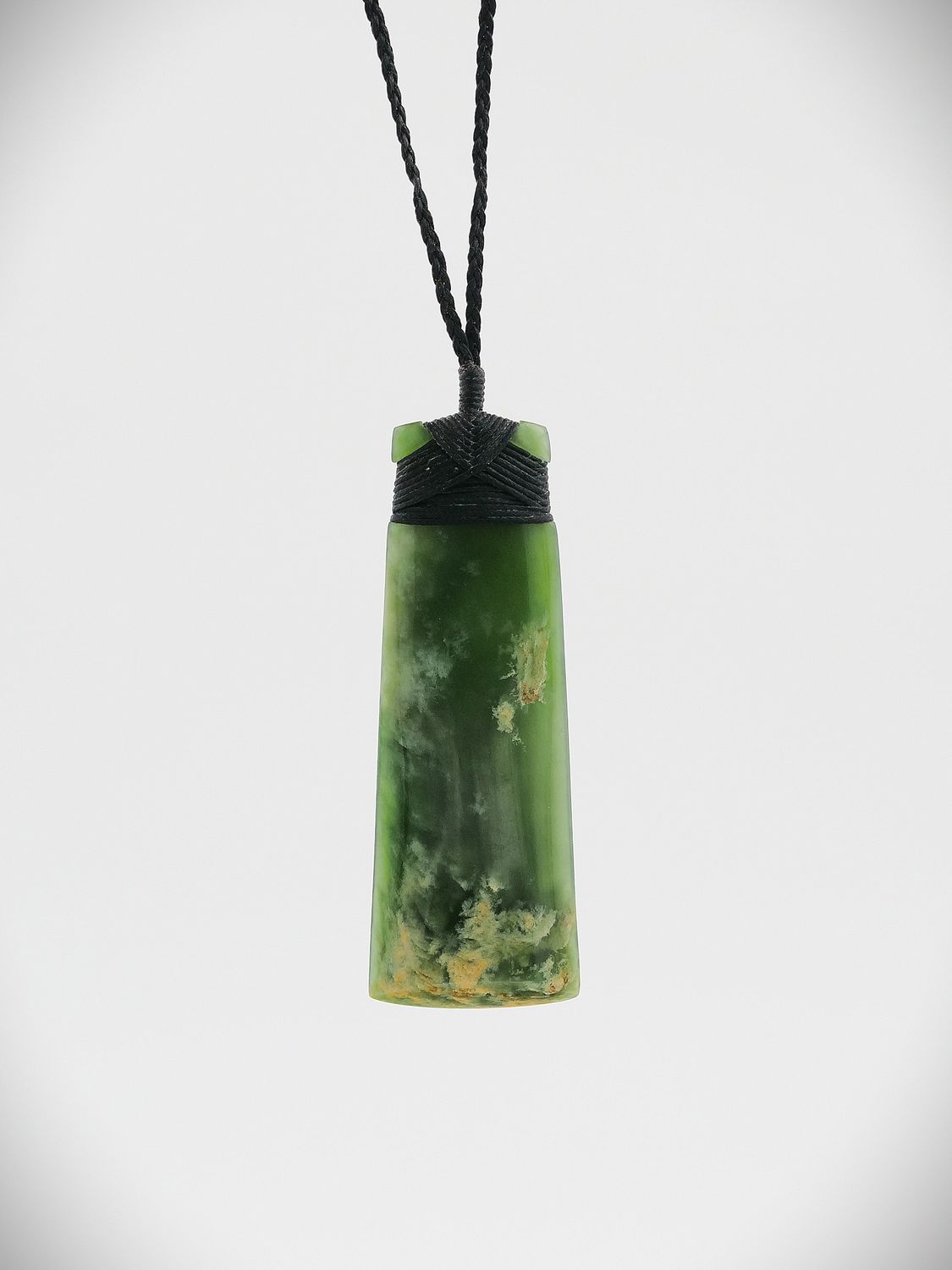 Moko Pounamu Toki NZ Genuine Kahurangi Flower Greenstone - Takapu