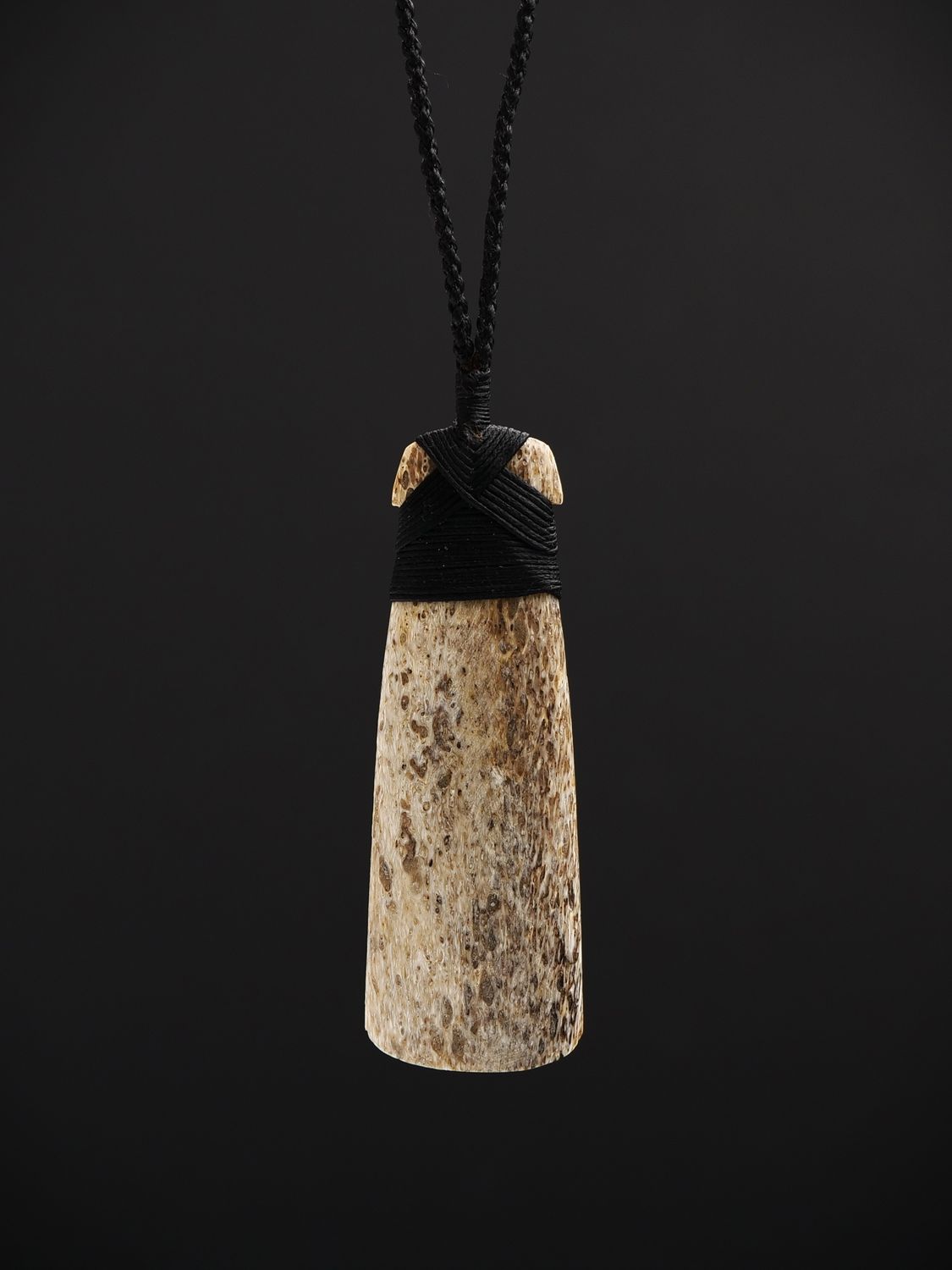 Moko Pounamu Whale Bone Carving Toki - Waikaretu