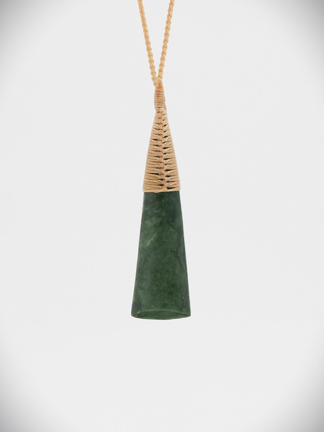 Moko Pounamu Toki NZ Genuine Kawakawa Greenstone - Tahekeroa