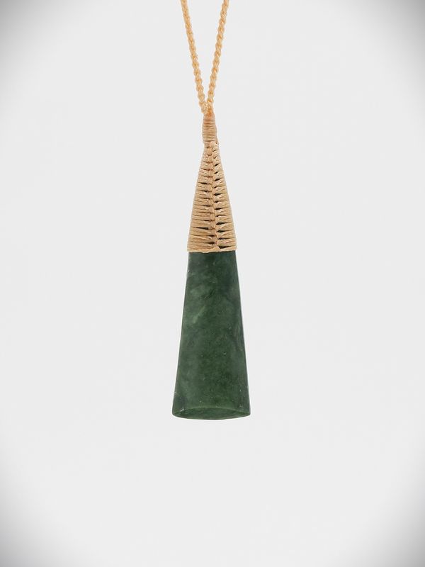 Moko Pounamu Toki NZ Genuine Kawakawa Greenstone - Tahekeroa
