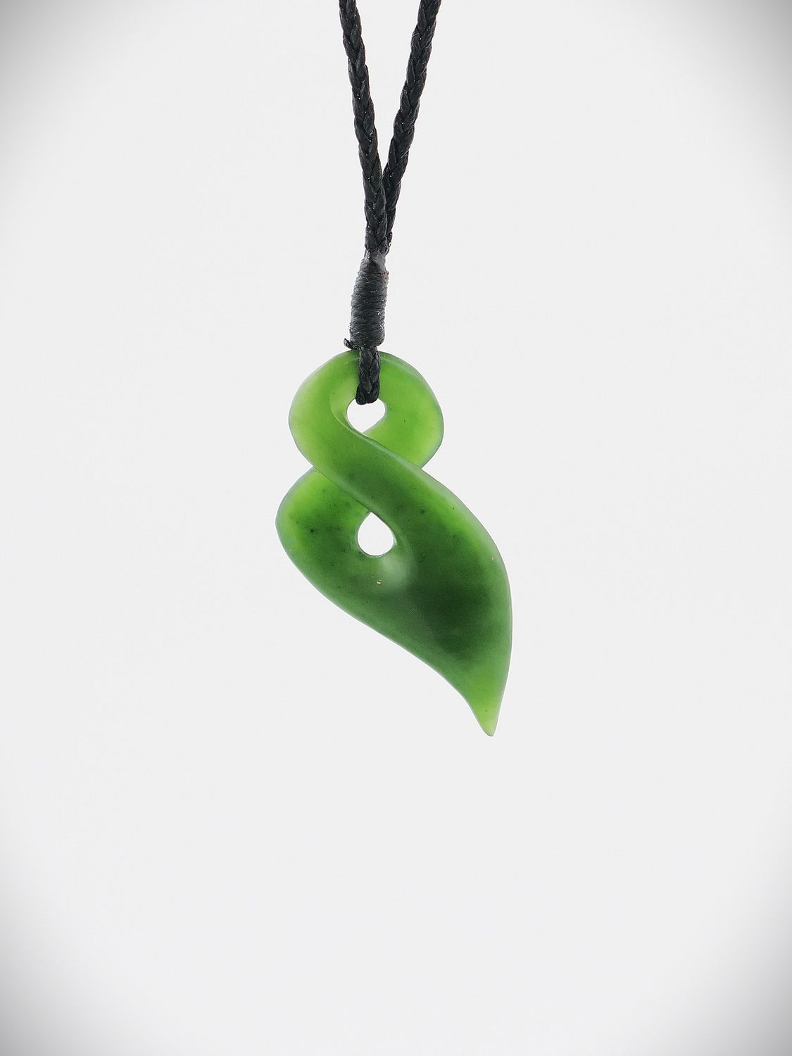Moko Pounamu Pikorua (Twist) NZ Genuine Kahurangi Greenstone - Papakura