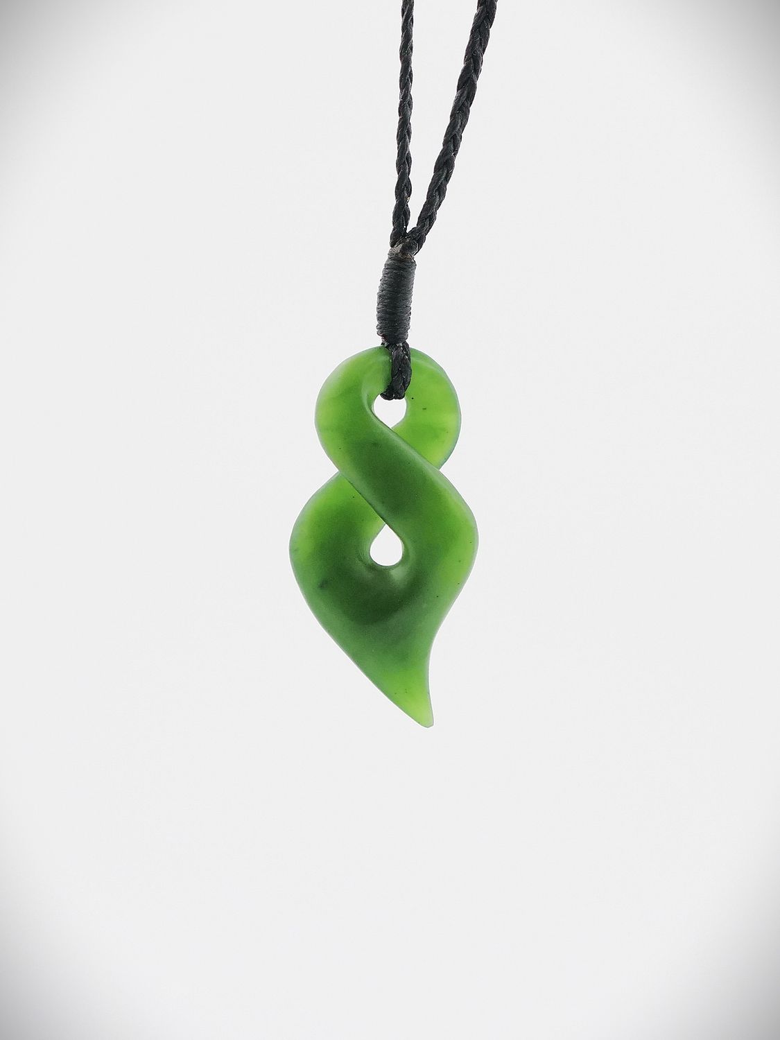 Moko Pounamu Pikorua (Twist) NZ Genuine Kahurangi Greenstone - Rahui