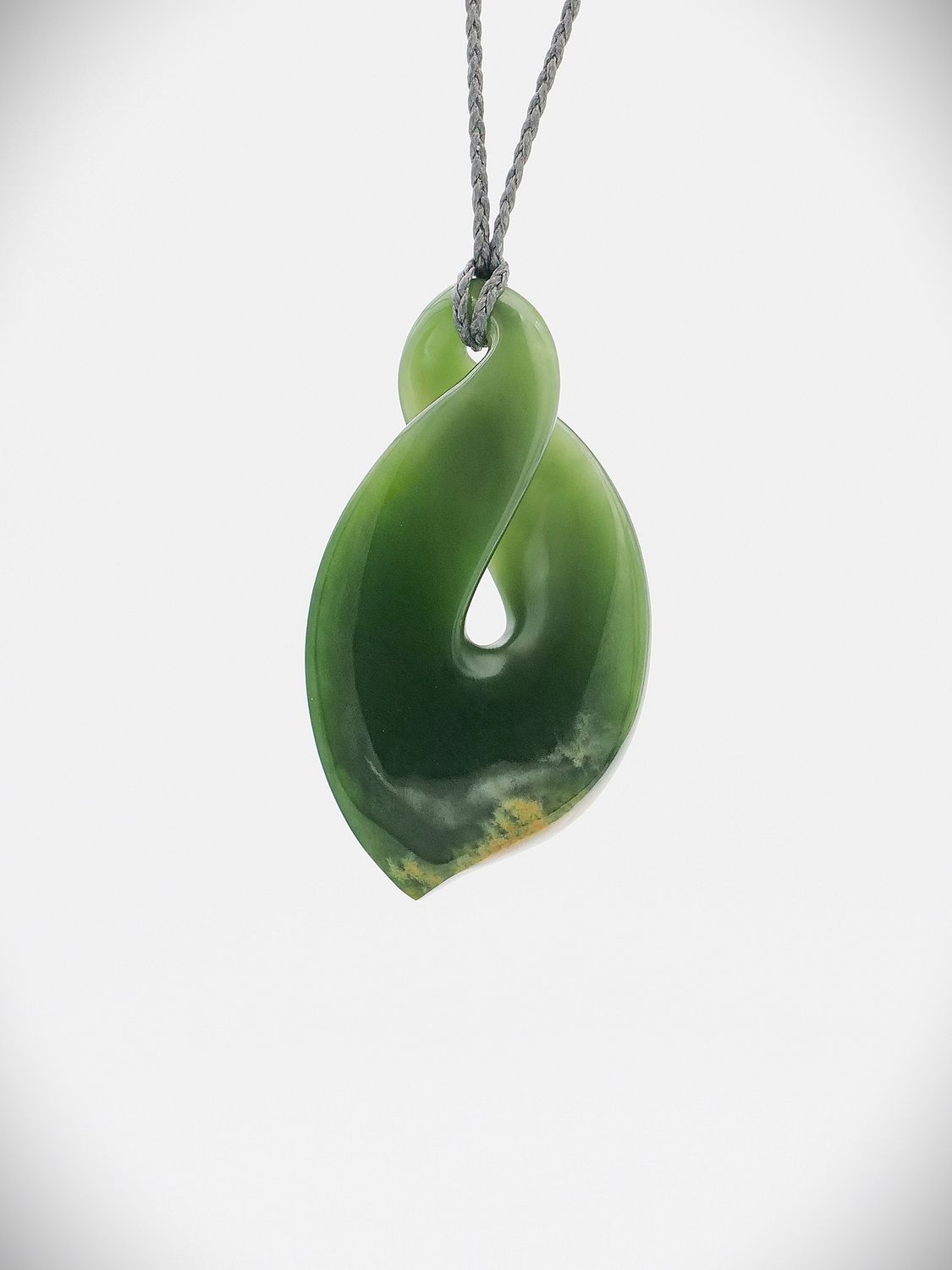 Moko Pounamu Pikorua NZ Genuine Kahurangi Flower Greenstone - Te Onepoto