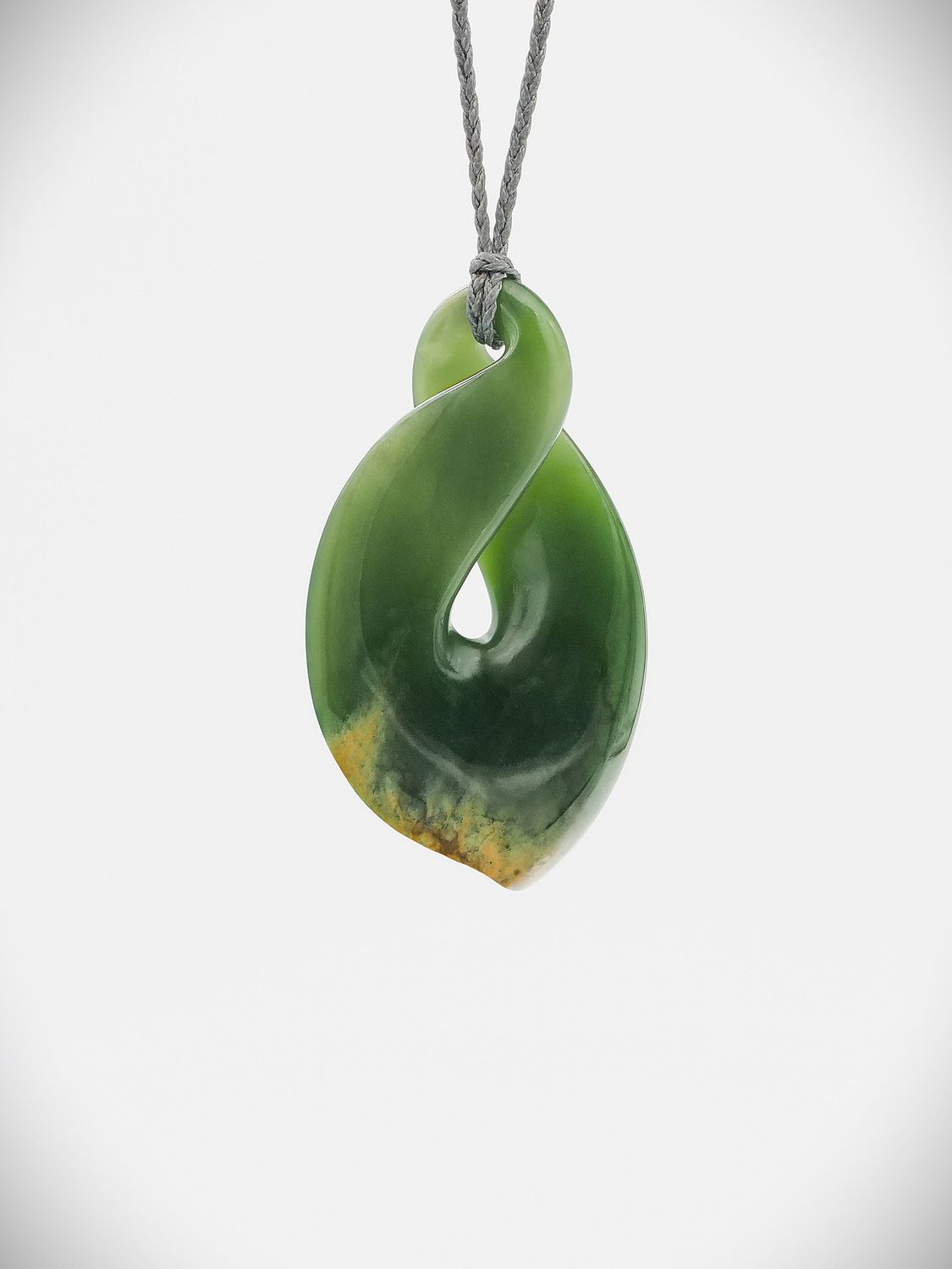 Moko Pounamu Pikorua NZ Genuine Kahurangi Flower Greenstone - Te Onepoto