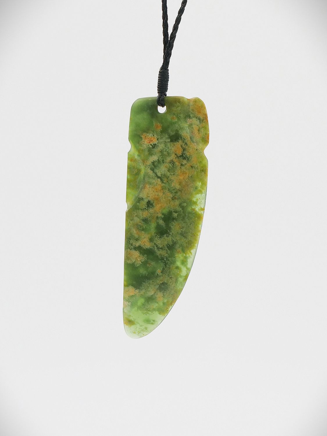 Moko Pounamu Rei Niho NZ Genuine Kahurangi Flower Pounamu - Kohukohunui