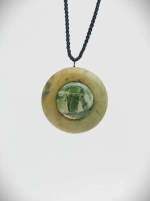 Moko Pounamu Porohita NZ Genuine Marsden Flower  Greenstone - Tararua