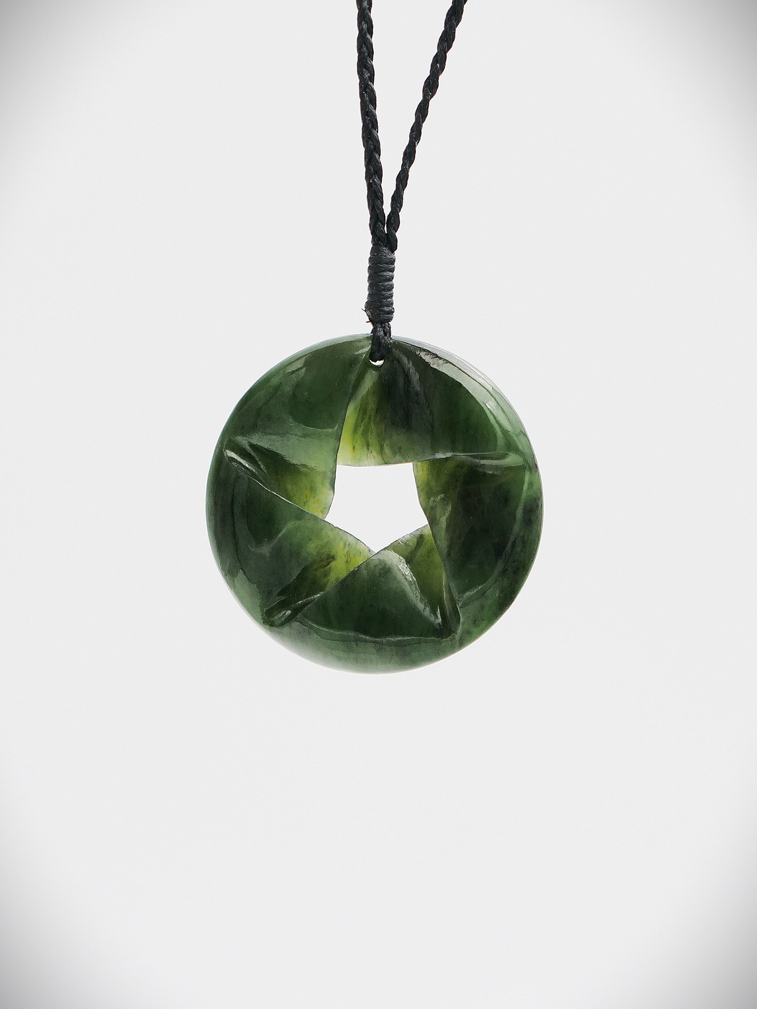 Moko Pounamu Southern Cross NZ Genuine Kawakawa Greenstone - Wharengaere