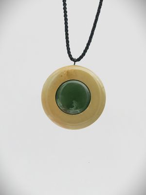Moko Pounamu Porohita NZ Genuine Marsden Flower  Greenstone - Pongaroa