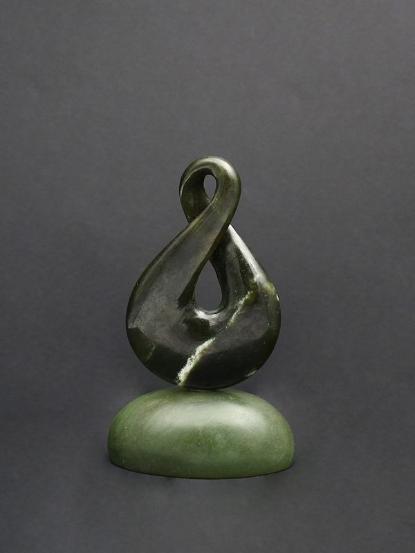 Moko Pounamu Pikorua NZ Genuine Kahotea, Inanga Greenstone - kuaka
