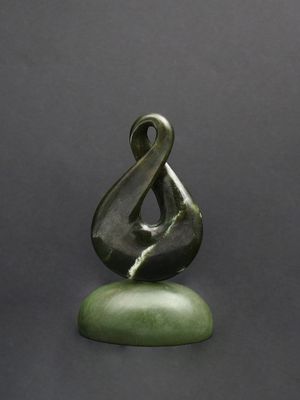 Moko Pounamu Pikorua NZ Genuine Kahotea, Inanga Greenstone - kuaka