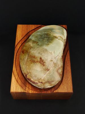 Moko Pounamu NZ Genuine Kokopu Greenstone - Mangaorapa