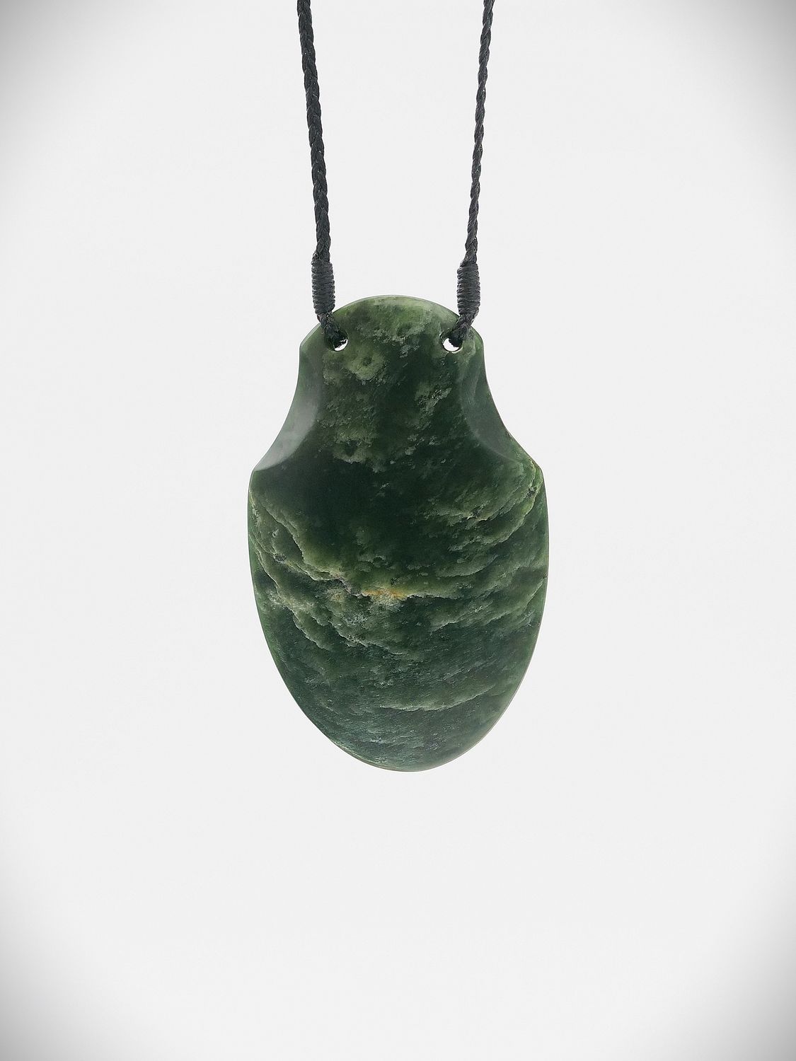Moko Pounamu Mere Blade NZ Genuine Marsden Flower Greenstone - Makuri