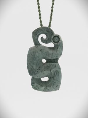 Moko Pounamu Manaia NZ Genuine (Nelson) Te Tau Ihu Inanga Greenstone - Reka