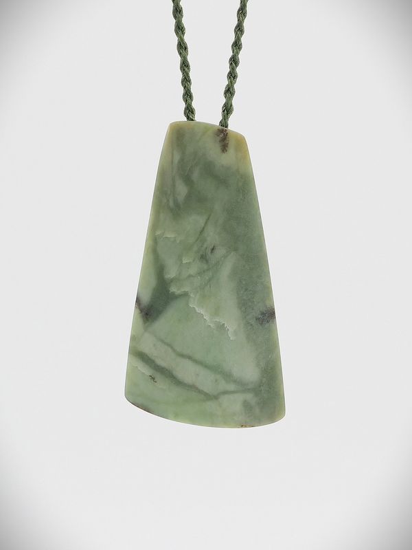 Moko Pounamu Toki NZ Genuine (Nelson) Te Tau Ihu Auhunga Greenstone - Titirangi