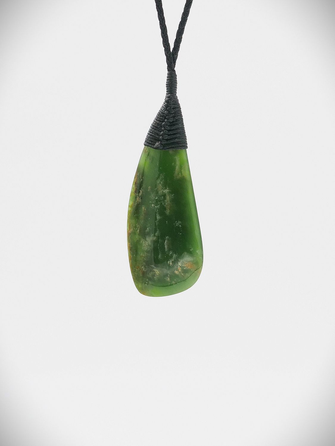 Moko Pounamu Kuru NZ Genuine Kahurangi Flower Greenstone - Kohangatera