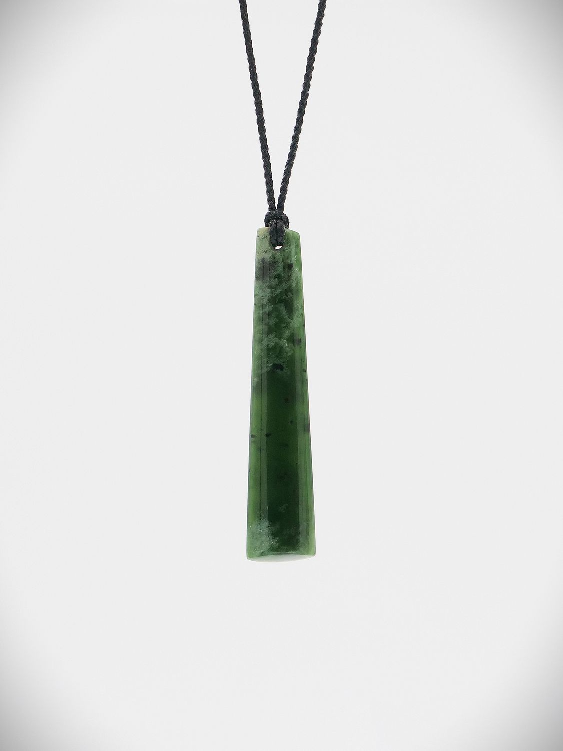 Moko Pounamu Kuru NZ Genuine Kawakawa Flower Greenstone - Waitahora