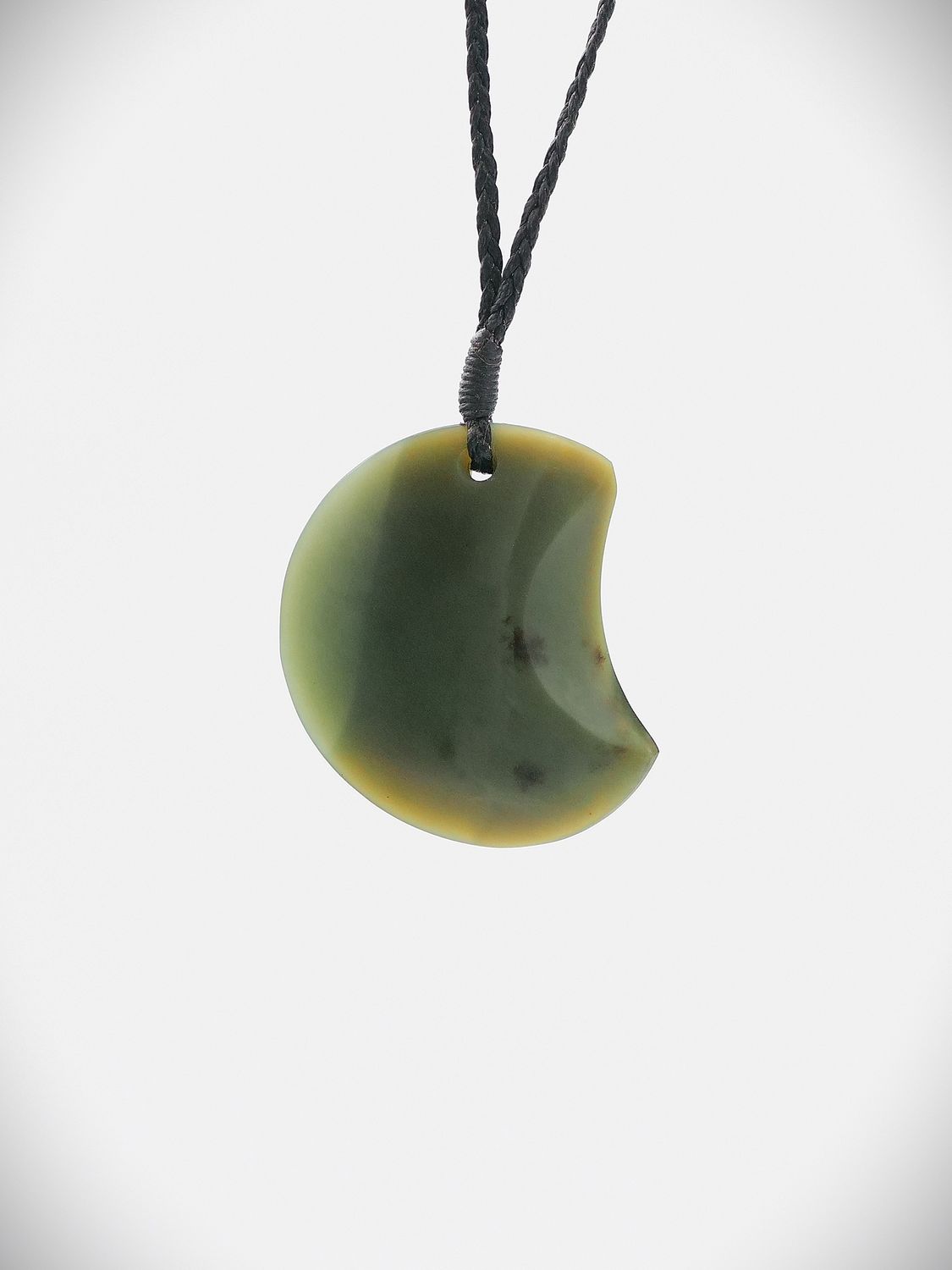Moko Pounamu Contemporary Design NZ Genuine Inanga Greenstone - Te Uri