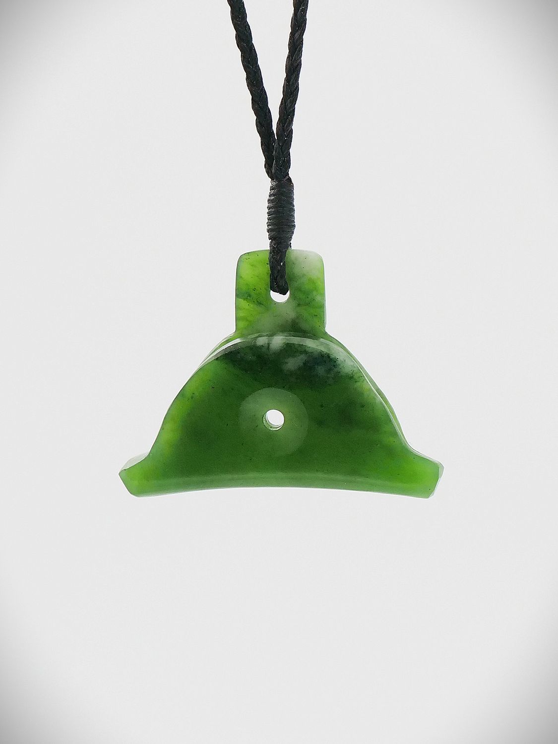 Moko Pounamu Sheppard's Whistle NZ Genuine Kahotea Greenstone - Papanui