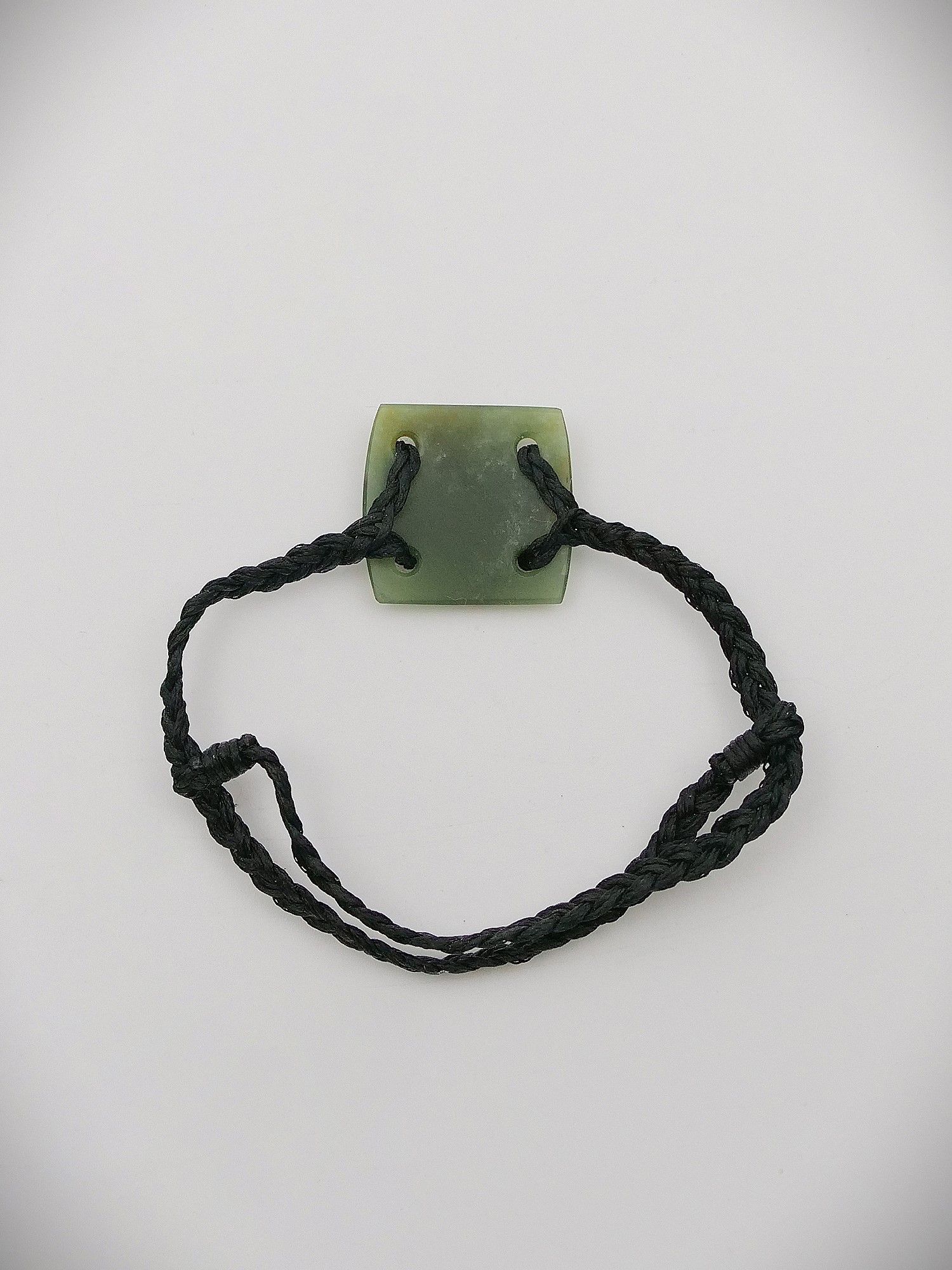 Moko Pounamu Adjustable Bracelet NZ Genuine Kahurangi Greenstone 15688