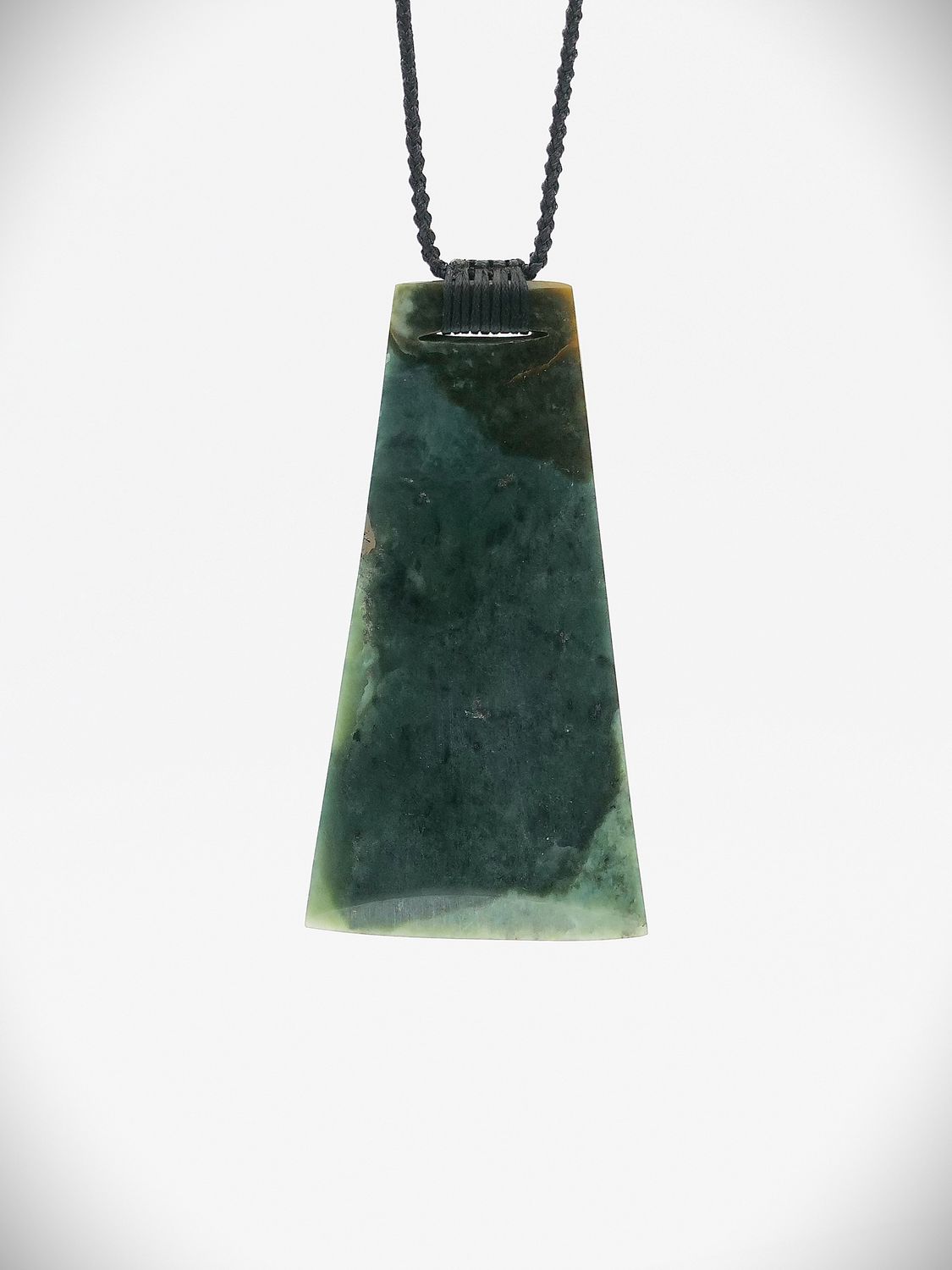 Moko Pounamu Toki NZ Genuine Blue Inanga Greenstone - Ihuraua