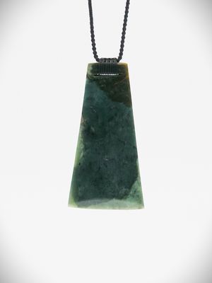 Moko Pounamu Toki NZ Genuine Blue Inanga Greenstone - Ihuraua