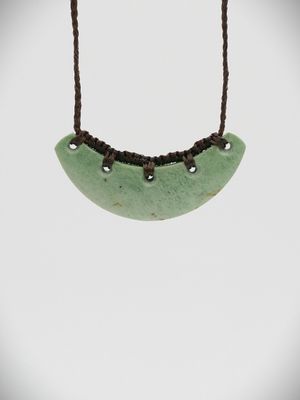 Moko Pounamu Kouma (Breastplate) NZ Genuine Auhunga Greenstone - Kokonga