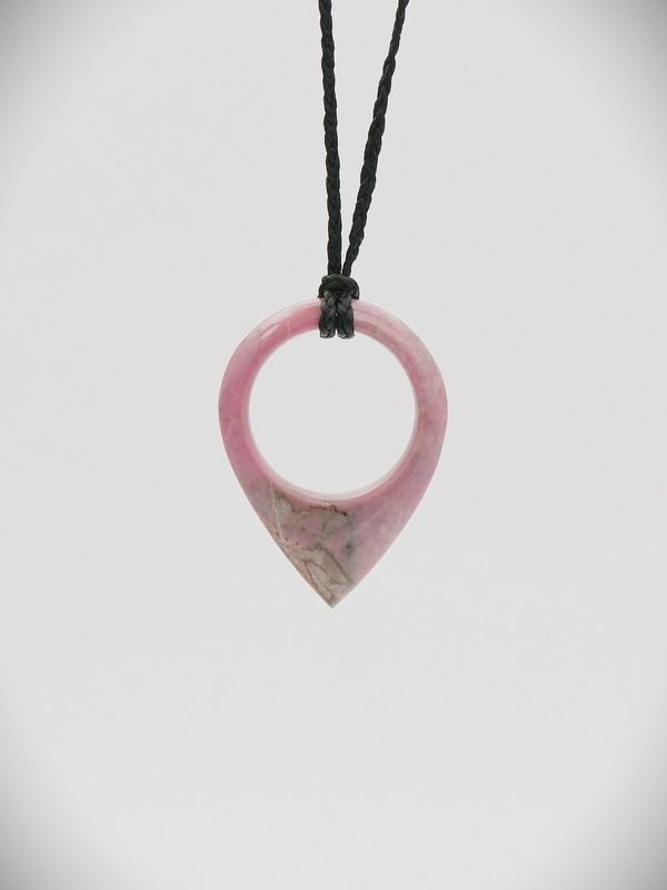 Moko Pounamu Contemporary Design NZ Genuine Rhodonite - Rangiwahia