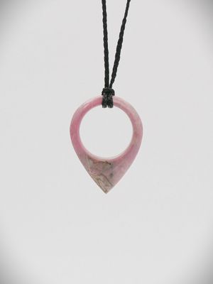 Moko Pounamu Contemporary Design NZ Genuine Rhodonite - Rangiwahia