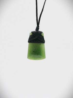 Moko Pounamu Toki NZ Genuine Kahurangi Greenstone - Akitio