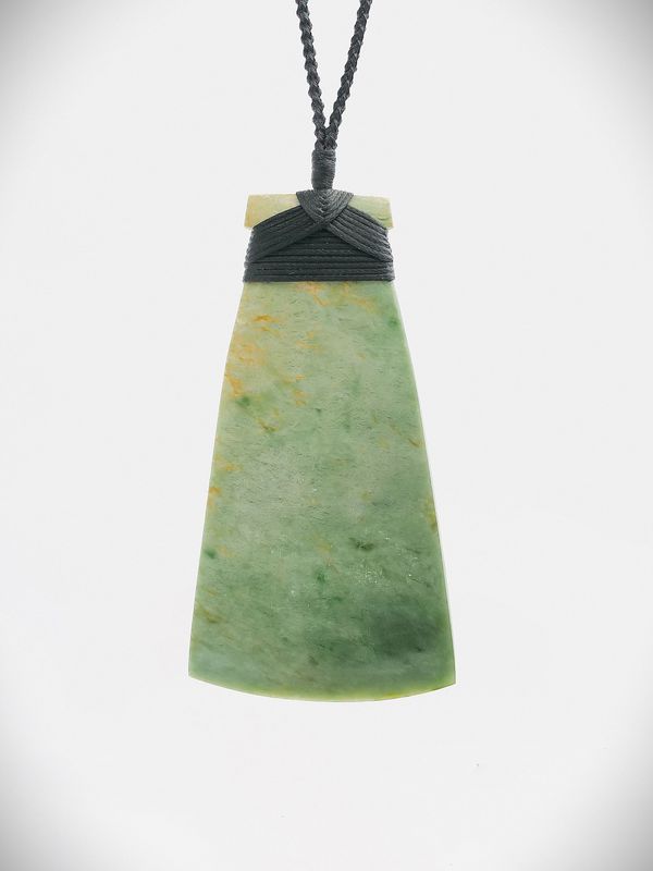 Moko Pounamu Toki  NZ Genuine Raukaraka Greenstone - Raukawa