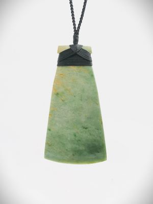 Moko Pounamu Toki  NZ Genuine Raukaraka Greenstone - Raukawa