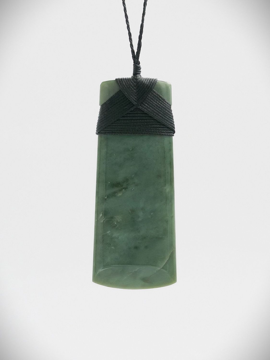 Moko Pounamu Toki NZ Genuine Inanga Greenstone - Wharekaho
