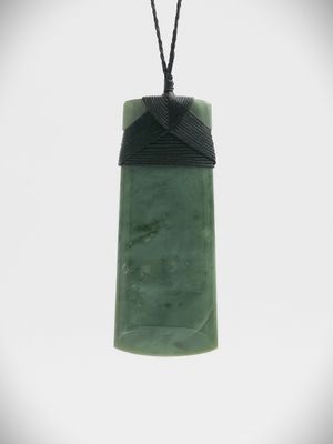 Moko Pounamu Toki NZ Genuine Inanga Greenstone - Wharekaho