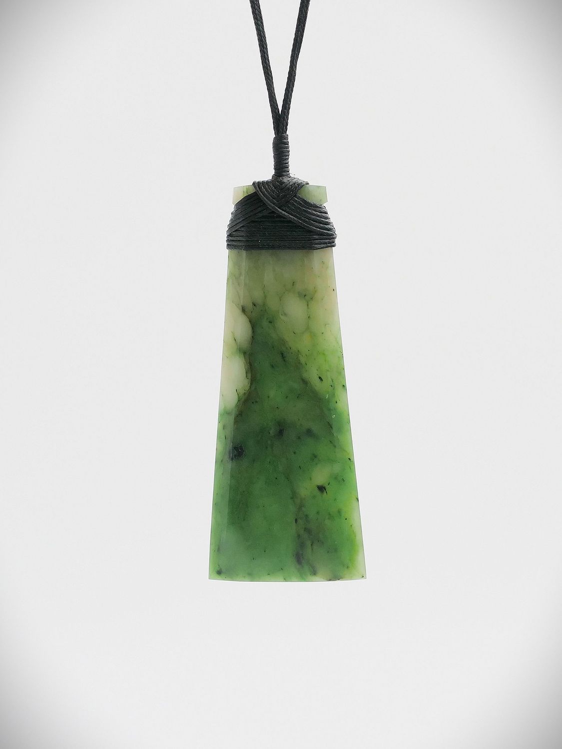 Moko Pounamu Toki NZ Genuine Kahurangi Flower Greenstone - Muritai