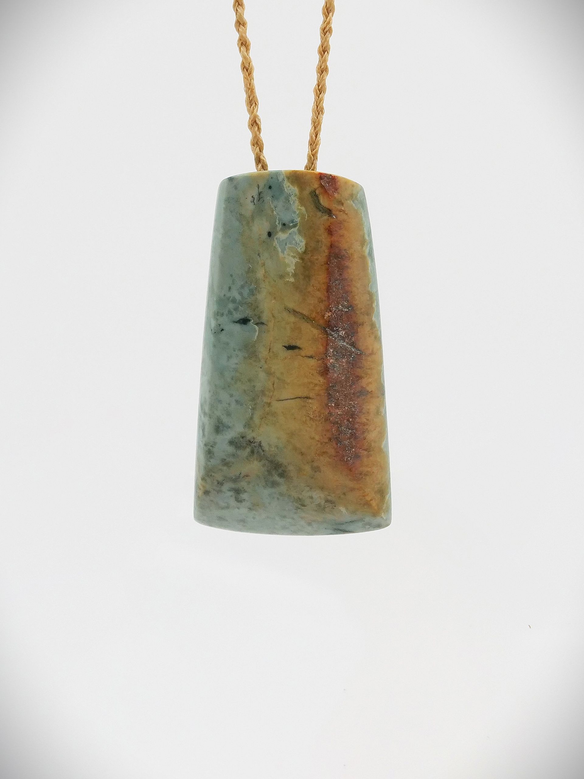 Moko Pounamu Toki NZ Genuine (Nelson) Te Tau Ihu Kokopu Greenstone - Patangata