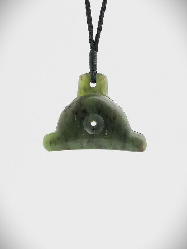 Moko Pounamu Sheppard's Whistle NZ Genuine Totoweka Greenstone - Oueroa