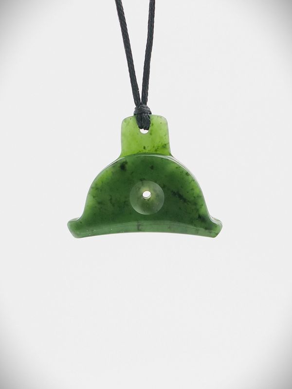Moko Pounamu Sheppard's Whistle NZ Genuine Kahurangi Greenstone - Otara