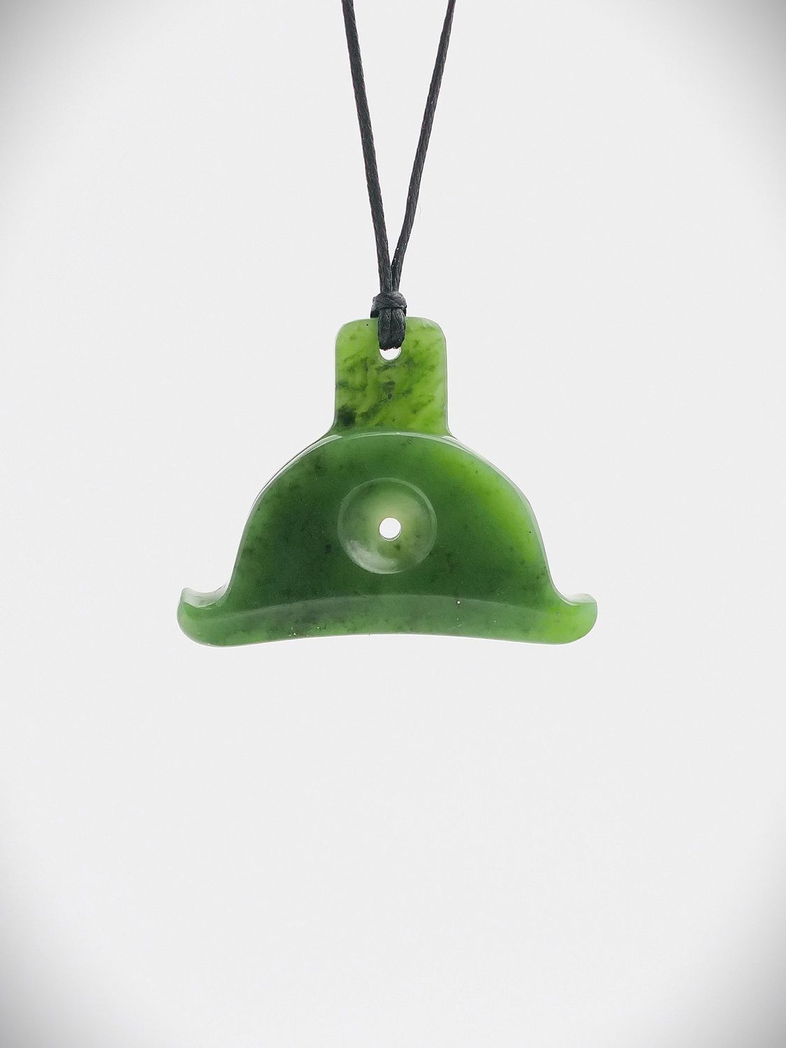 Moko Pounamu Sheppard's Whistle NZ Genuine Kahurangi Greenstone - Pourerere