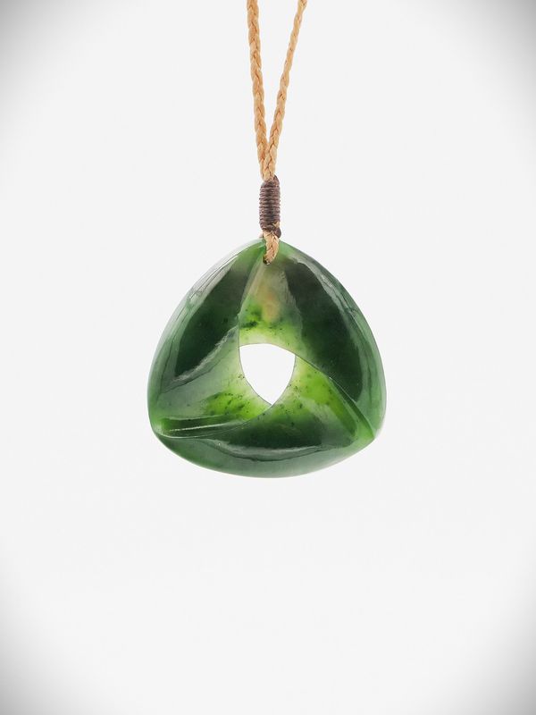 Moko Pounamu Southern Cross NZ Genuine Kawakawa Greenstone - Tapawera