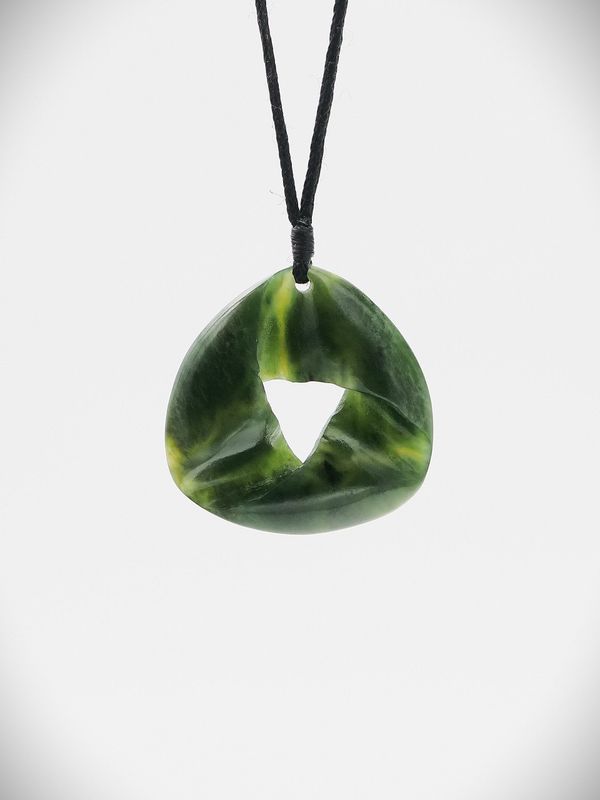 Moko Pounamu Southern Cross NZ Genuine Kawakawa Greenstone - Moawhango