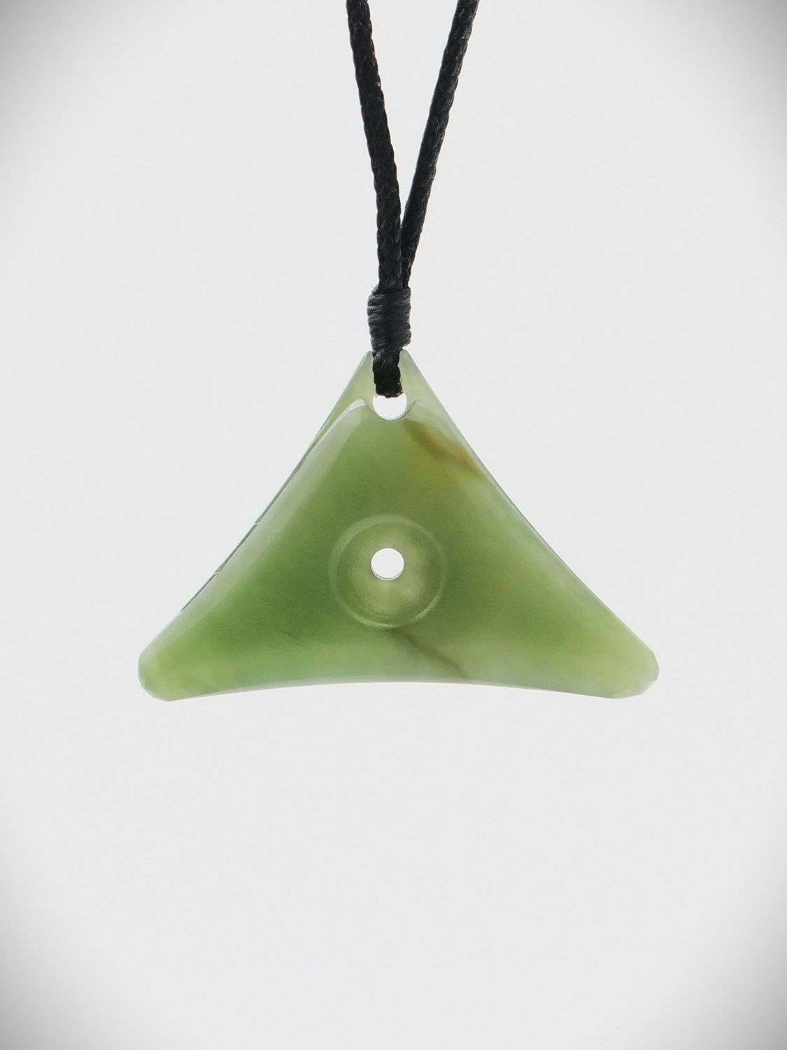 Moko Pounamu Sheppard's Whistle NZ Genuine Inanga Greenstone - Raukawa