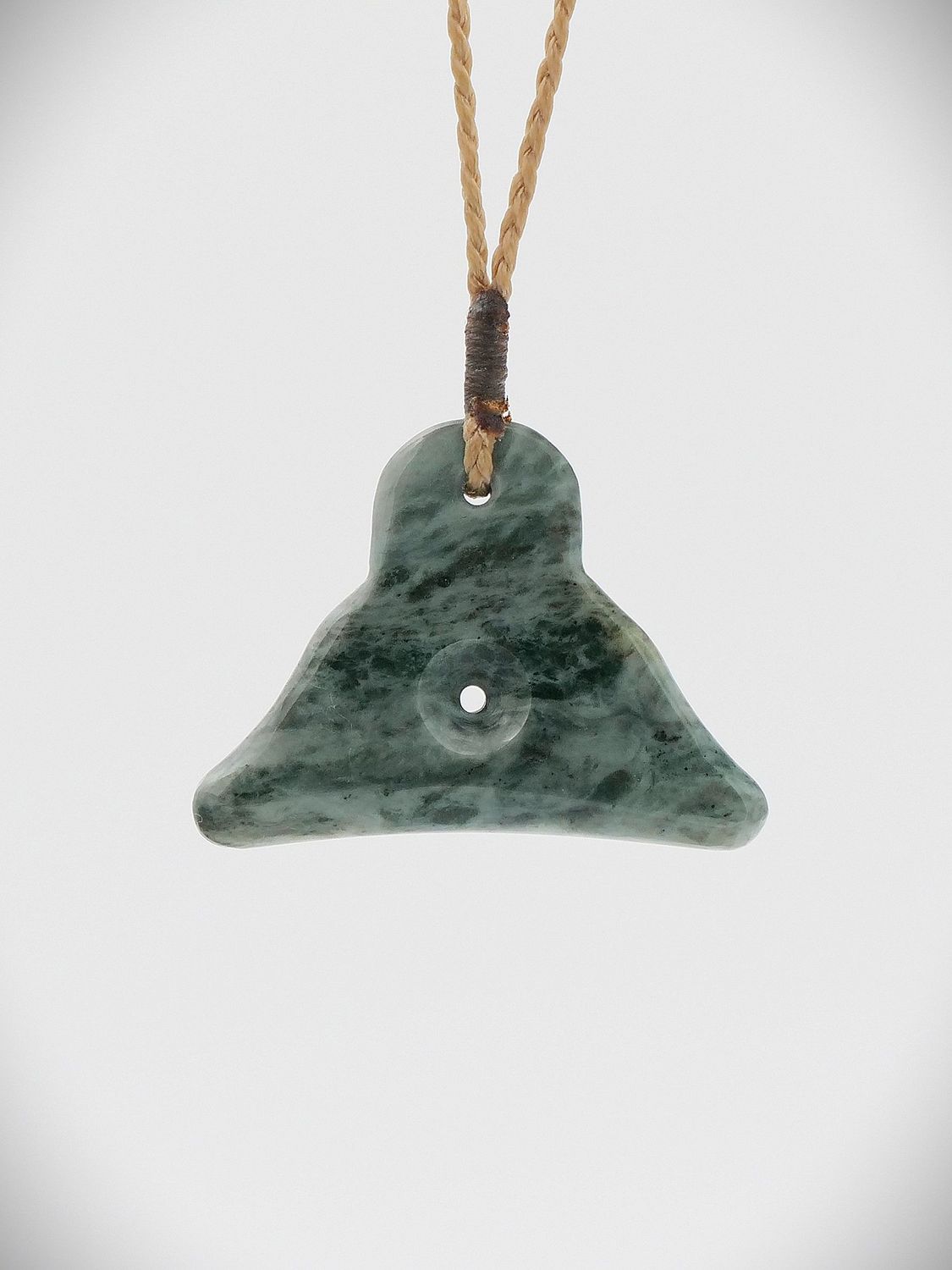 Moko Pounamu Sheppard's Whistle NZ Genuine Te Tau Ihu Nelson Kokopu Greenstone - Kopua