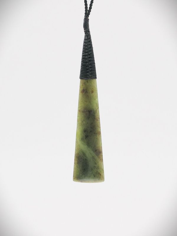 Moko Pounamu Kuru NZ Genuine Totoweka Greenstone - Tirohanga