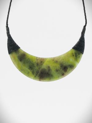 Moko Pounamu Kouma Breastplate NZ Genuine Totoweka  Greenstone - Whakamoa