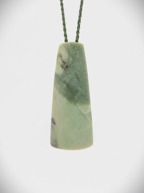 Moko Pounamu Toki NZ Genuine Nelson Te Tau Ihu Inanga Greenstone - Pakipaki