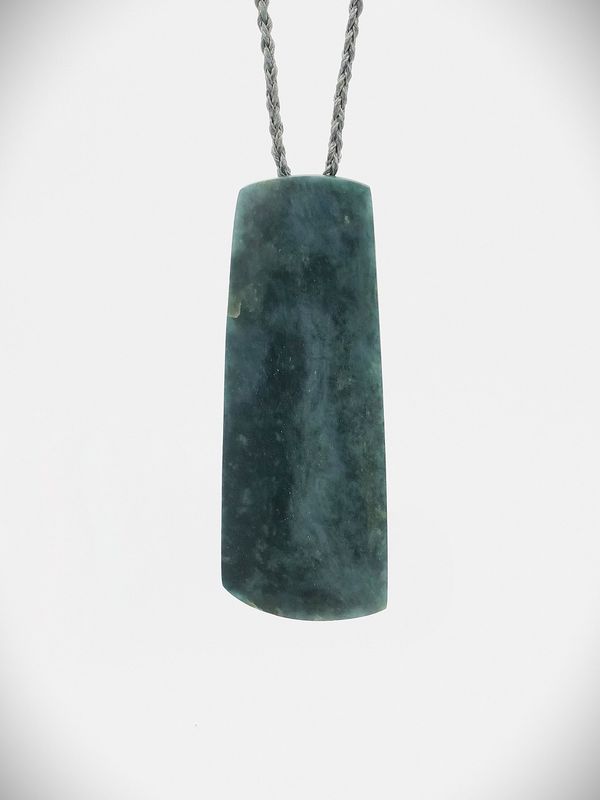 Moko Pounamu Toki NZ Genuine Nelson Blue Te Tau Ihu Greenstone - Porangahau